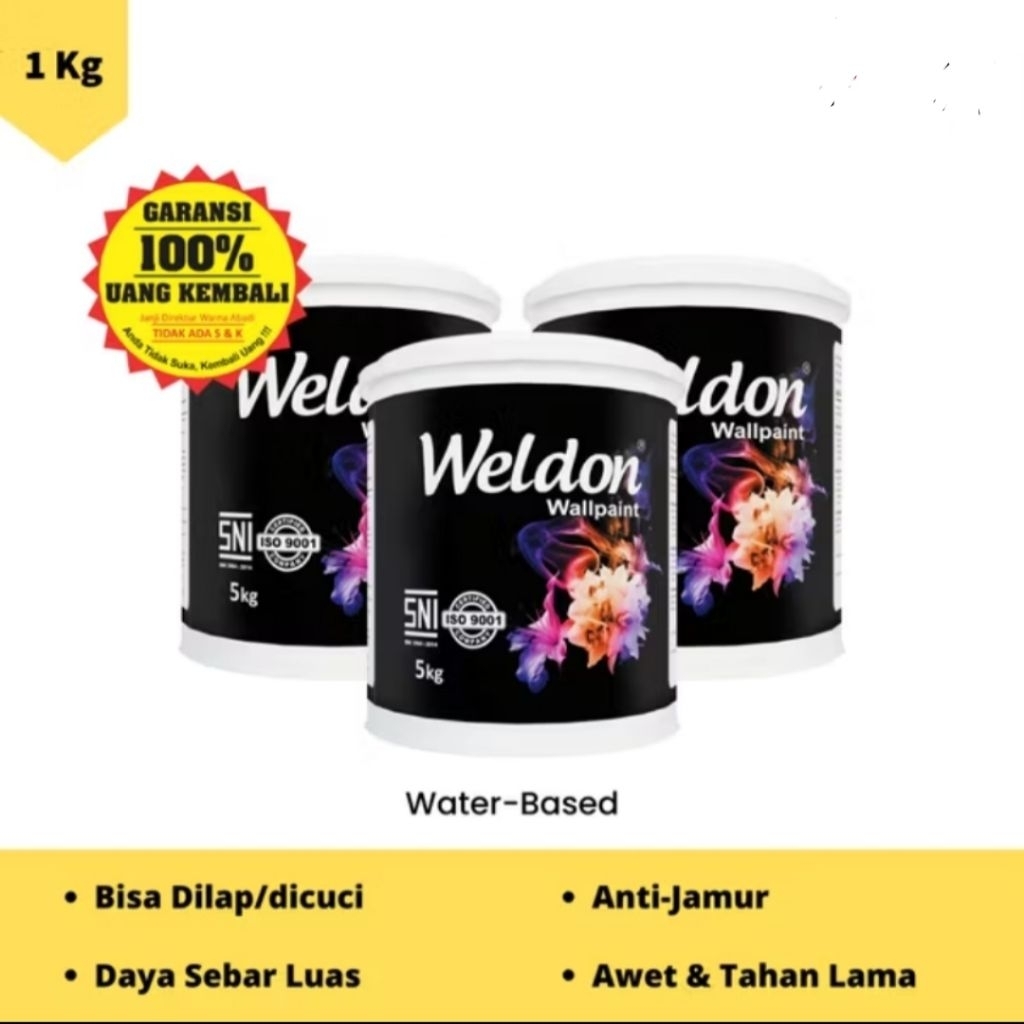 Cat Tembok Interior Weldon 1kg