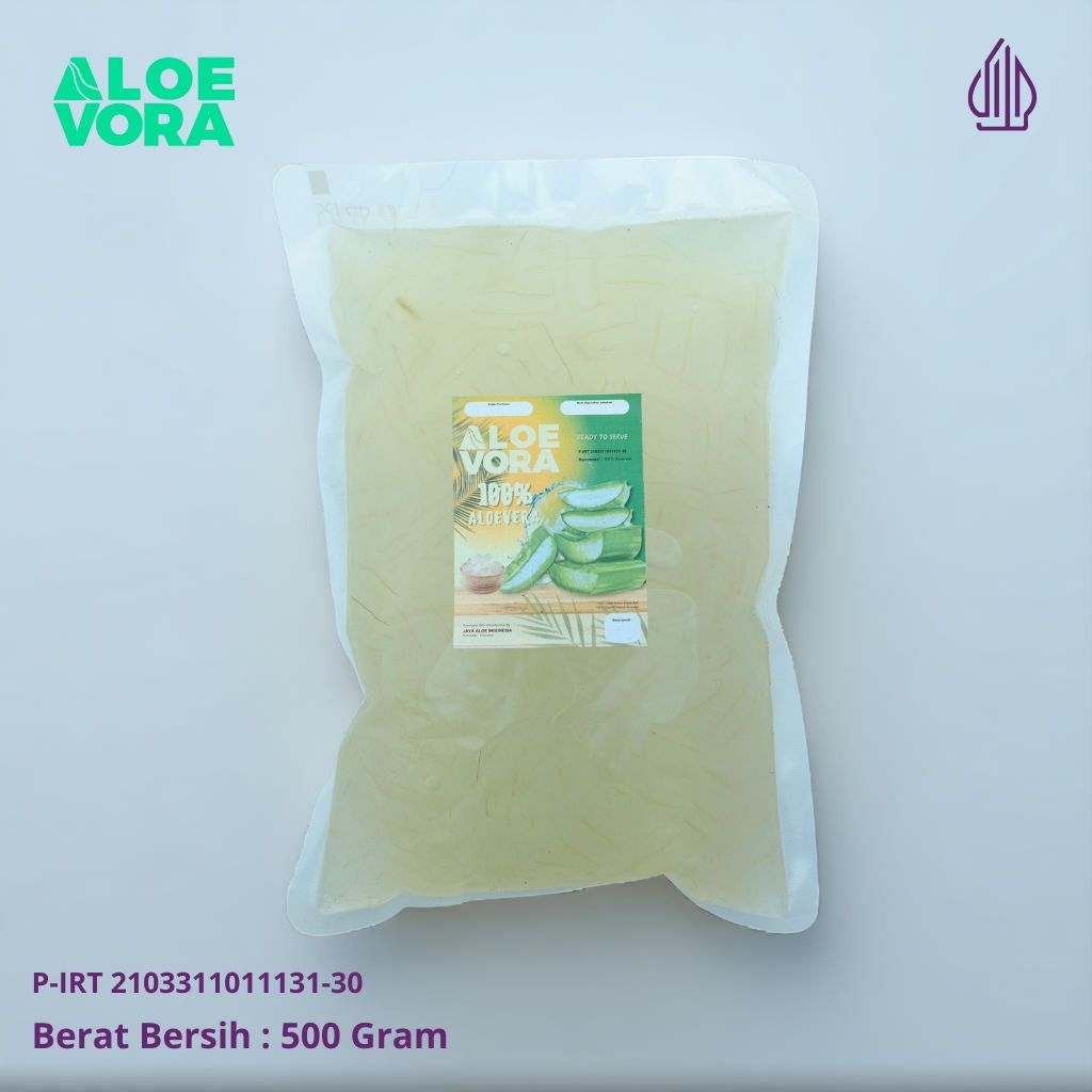 

ALOEVORA Lidah Buaya Kupas Siap Konsumsi Tanpa Pengawet dan Pemanis. Berat Bersih 500 gram