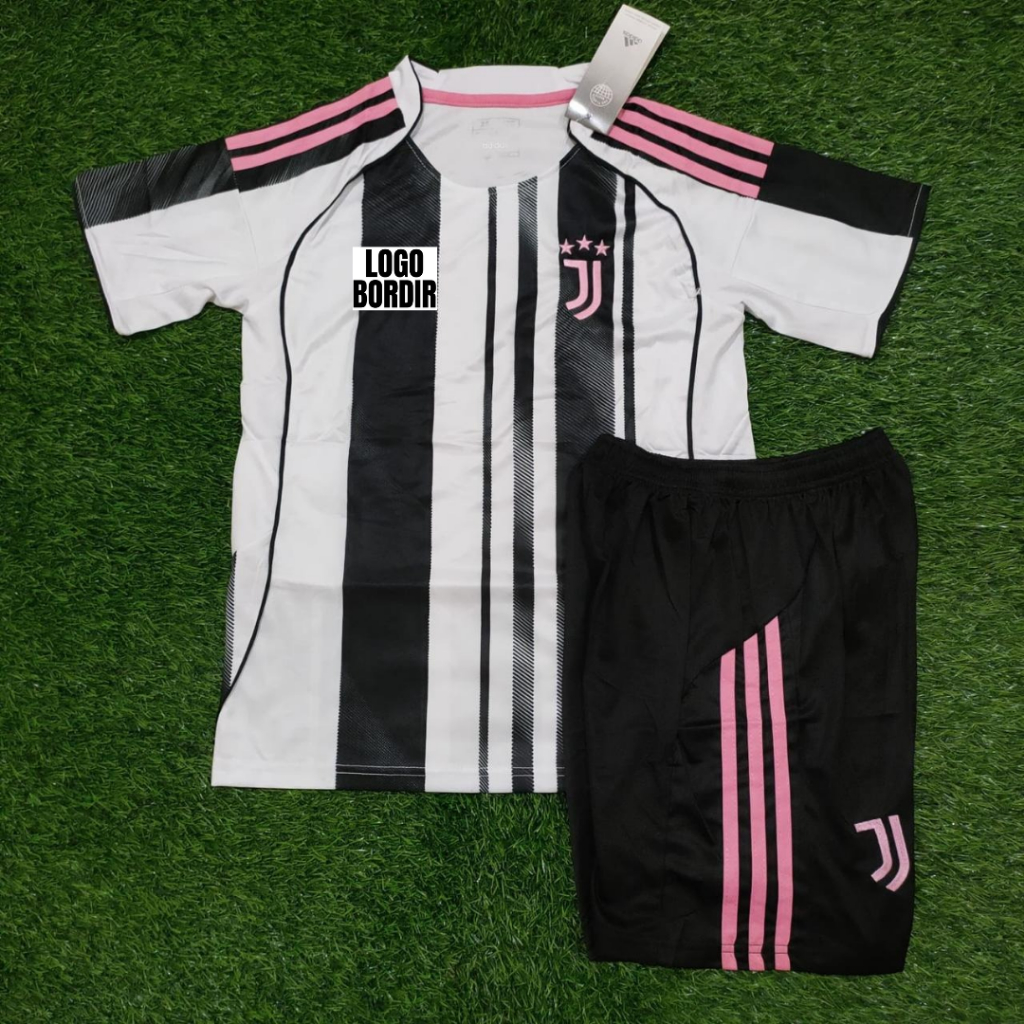 Jersey Kids Juventuss Home 2025 2026 Grade Ori Import Setelan Baju Sepak Bola Anak Usia 3 4 5 6 7 8 