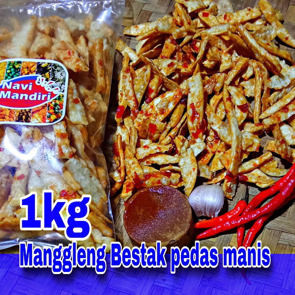 

Keripik singkong pedas manis gula merah / Manggleng singkong bestak pedas manis gula merah / keripik singkong / manggleng /