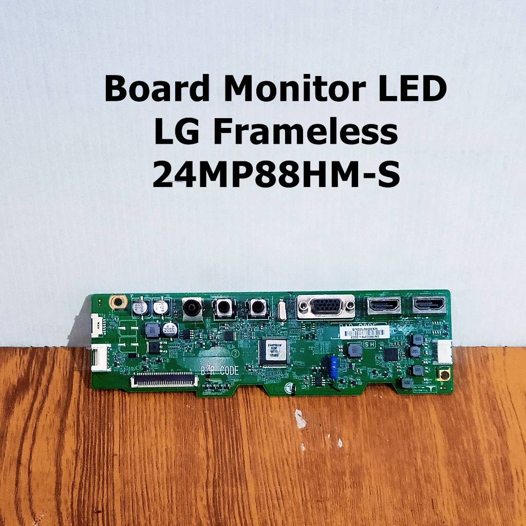 Board Monitor Komputer 24 Inch LED IPS Frameless LG 24MP88HM-S
