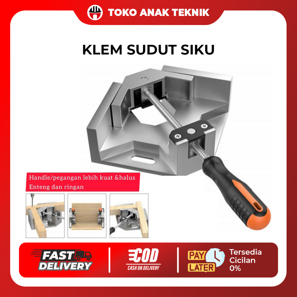 CORNER CLAMP CATOK KLEM KAYU SUDUT SIKU SWING JAW VISE CATOK