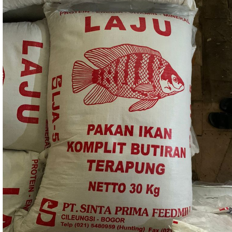 Repack Pakan Ikan Tawar Lele Ikan Mas Ikan Nila Laju Apung LJA-5 Protein 28%