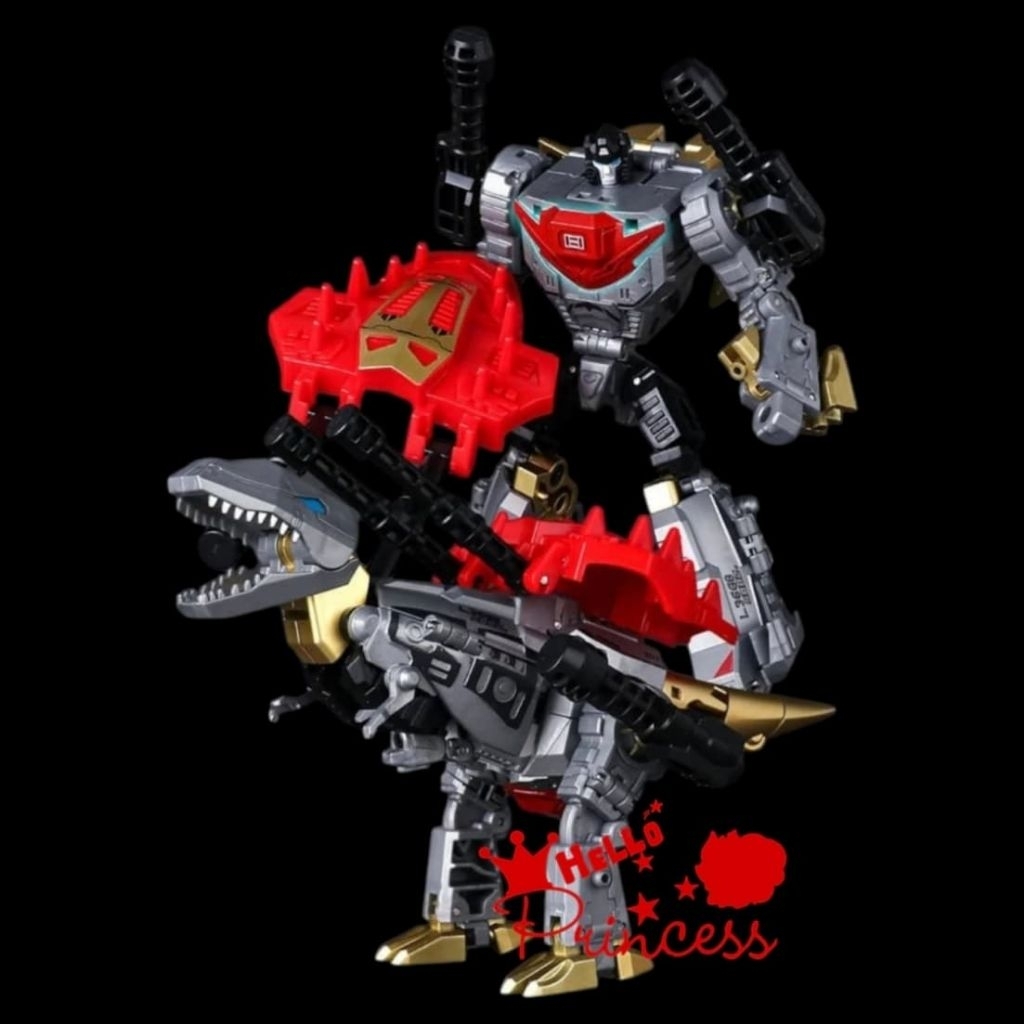 mainan Transformers Dinobot Beast Mechanical Dinosaurus Trex Slam Samurai robot transformation
