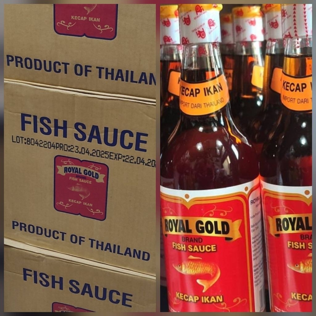 

1 karton kecap ikan royal gold 725ml