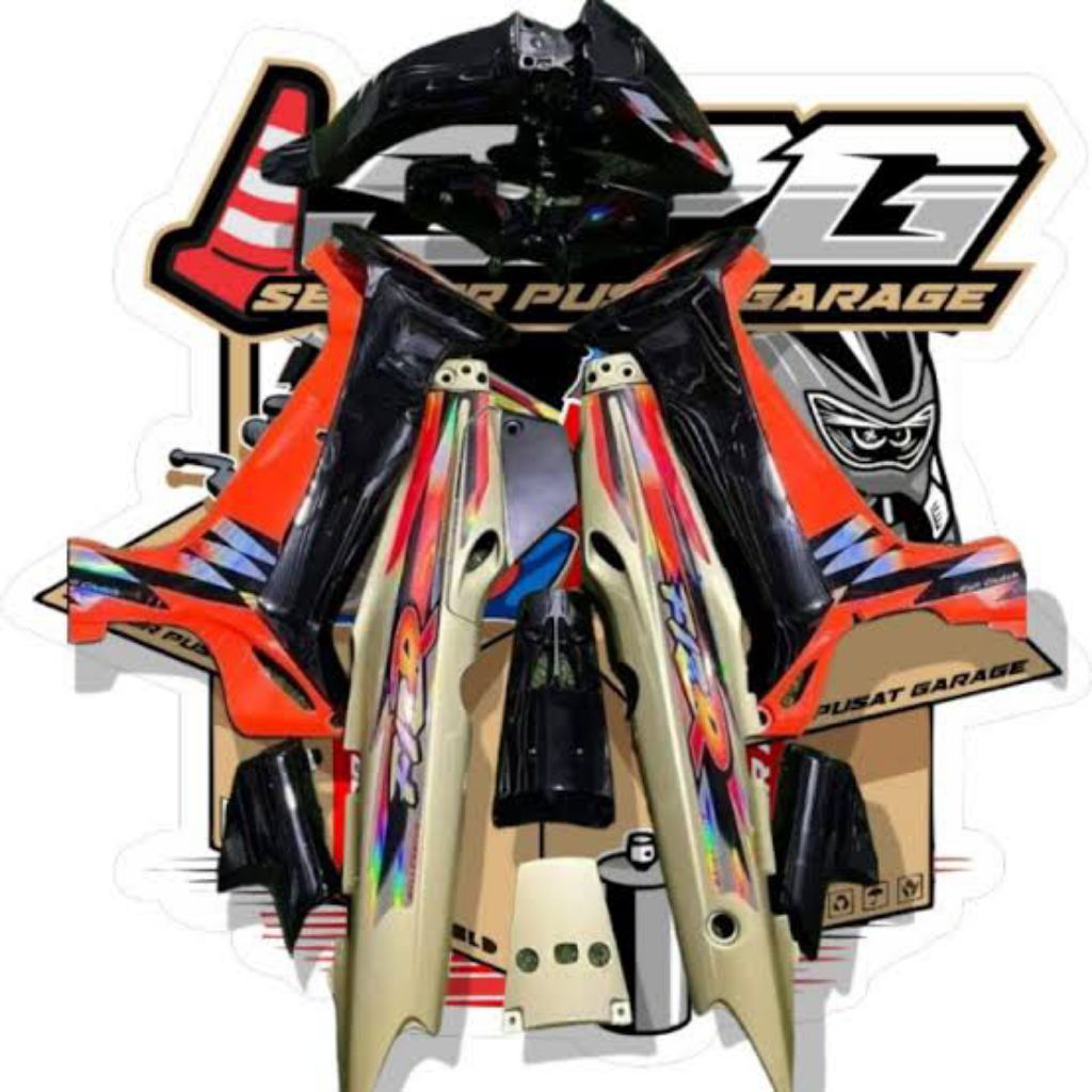 cover body fizr f1zr fiz r custom milenium hologram full set halus