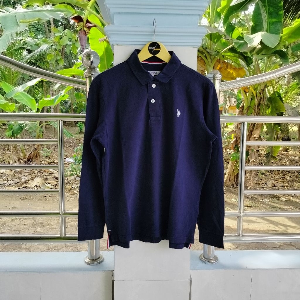 Long Sleeve / Polo Shirt / Rugby Shirt / Vintage / Second / USPA