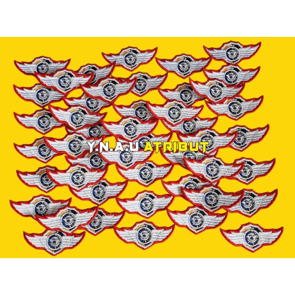 ATRIBUT PDL POLRI / PIN PDL PJR LANTAS POLRI / PIN PDL PATROLI JALAN RAYA LANTAS POLRI / WING PDL SE