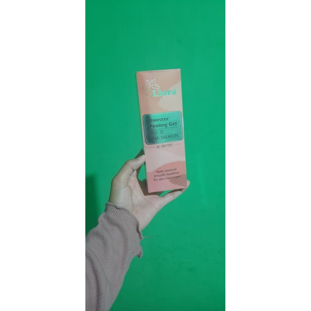 LIORA Booster Peeling Gel DNA Salmon - 100ml Mencerahkan