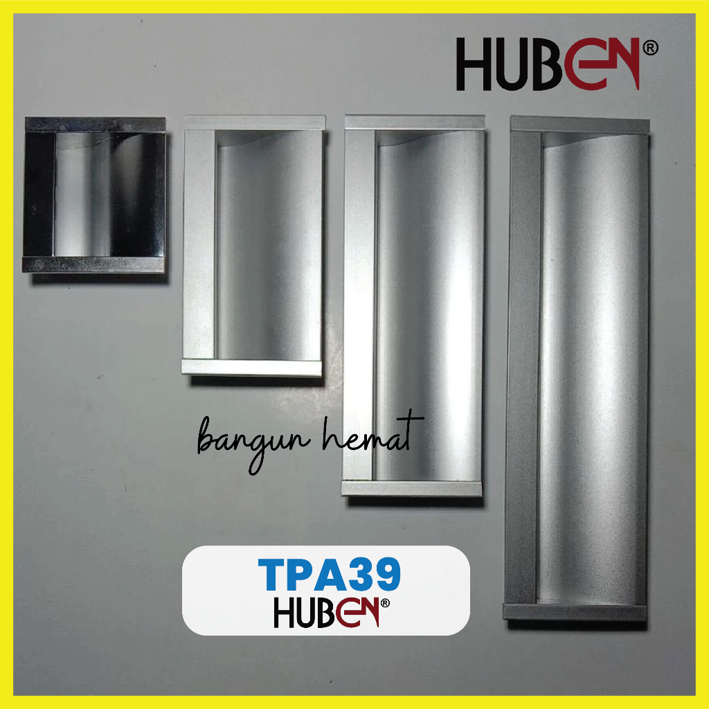 Tarikan Laci & Pintu Huben TPA39 128mm – Handle Modern Minimalis
