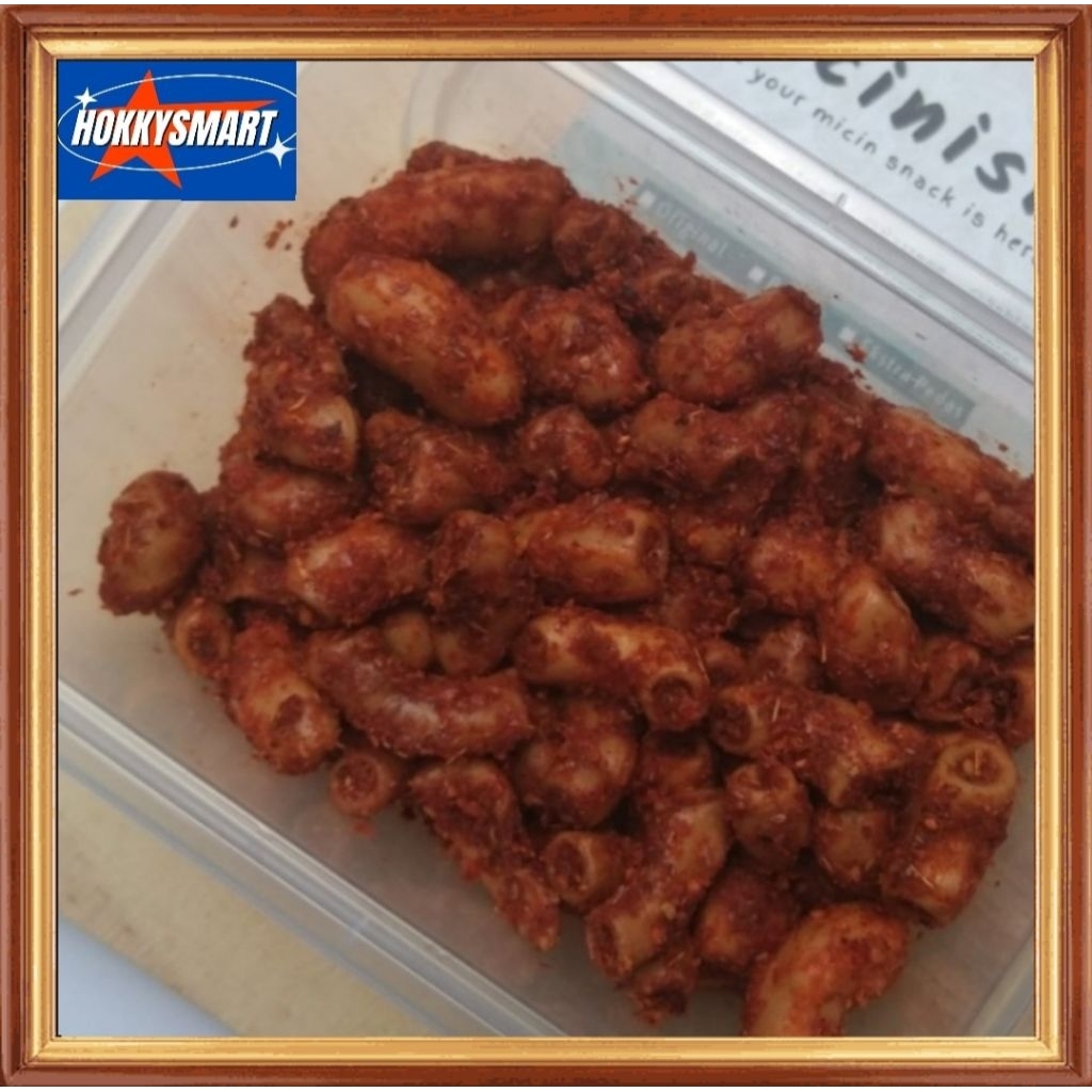 

Makaroni Bantet Extra Pedas Dan Original Kemasan 50gr