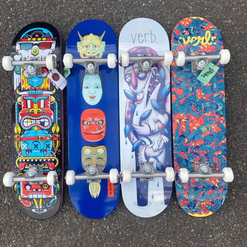 usa beginners skateboard pemula fullset original  various brand