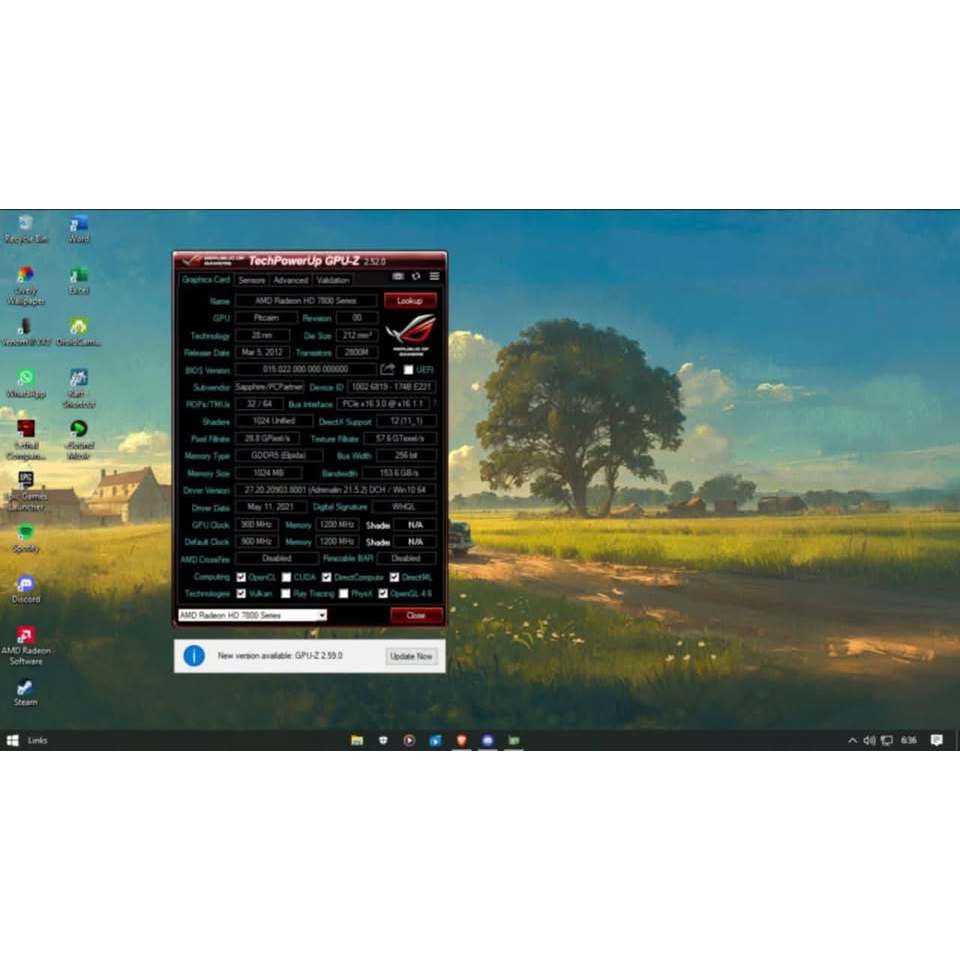 Radeon hd 7850 1gb gddr5