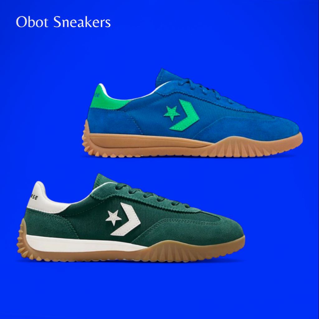 Converse Run Star Trainer Green Envy White 100% BNIB