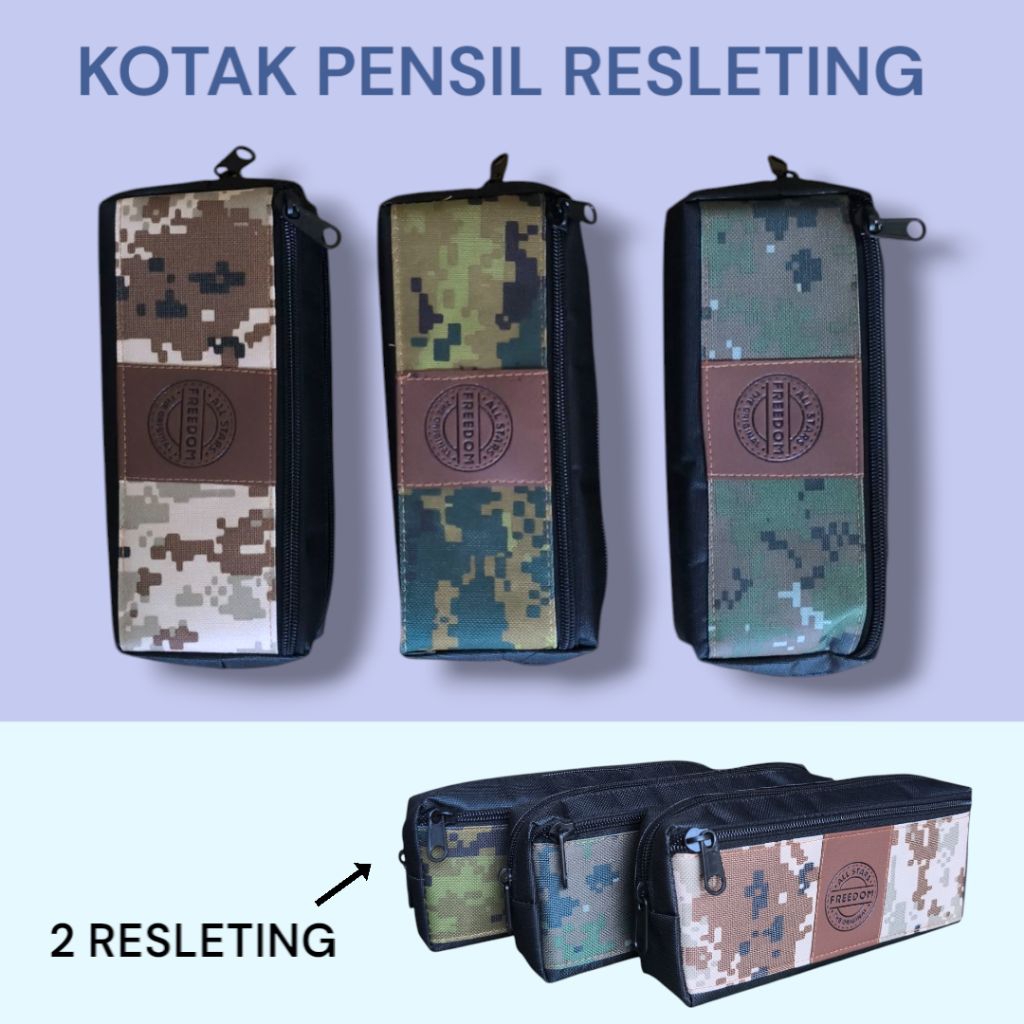 

KOTAK PENSIL RESLETING K 90 MODEL ARMY (PCS)