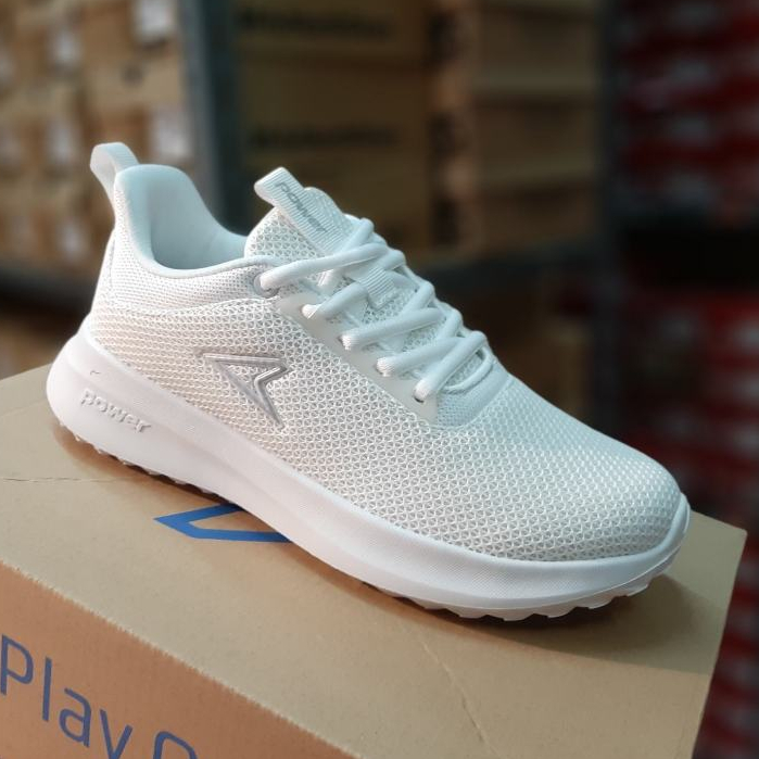 Bata Sepatu Sneakers Wanita POWER Putih Cushion +