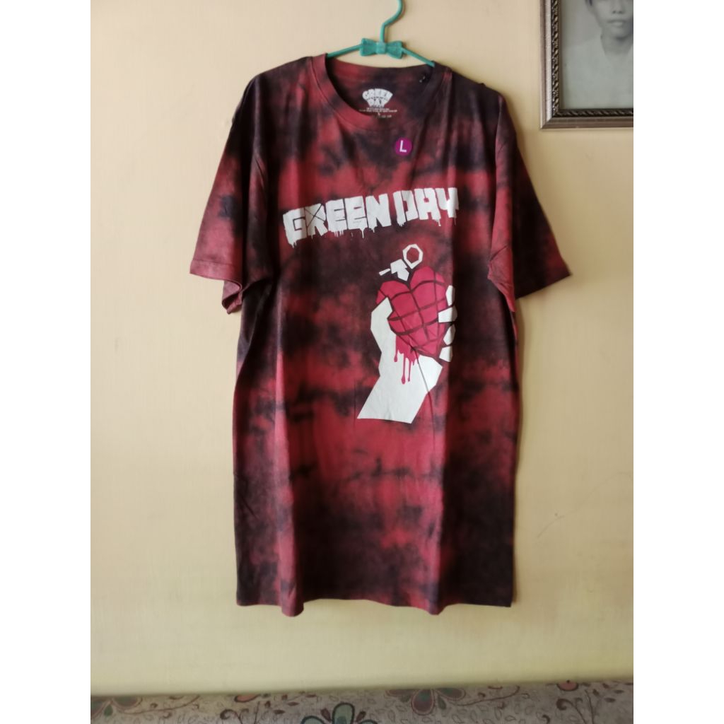 T-shirt kaos band Green day original official