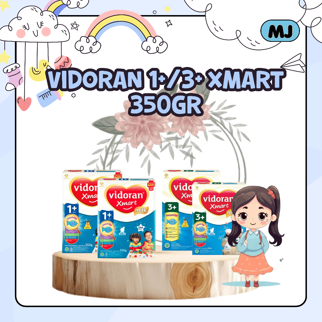 

Vidoran Xmart 1+/3+ Susu Anak 1-3 350GR MADU DAN VANILA