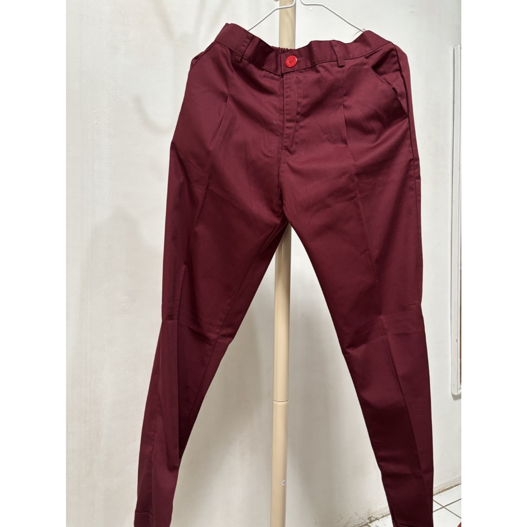 Celana Katun maroon Wanita