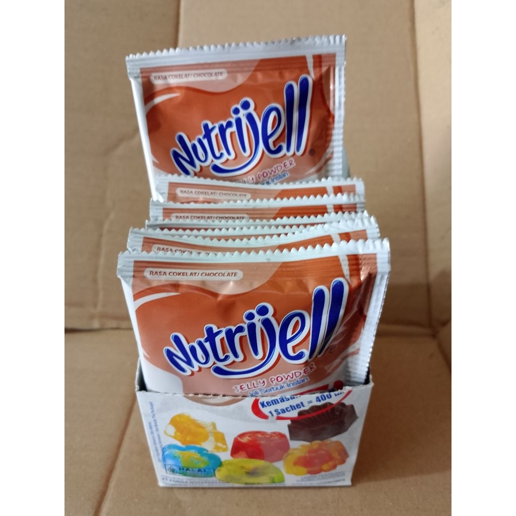 

Serbuk instan Agar Agar / Ager Nutrijell Coklat