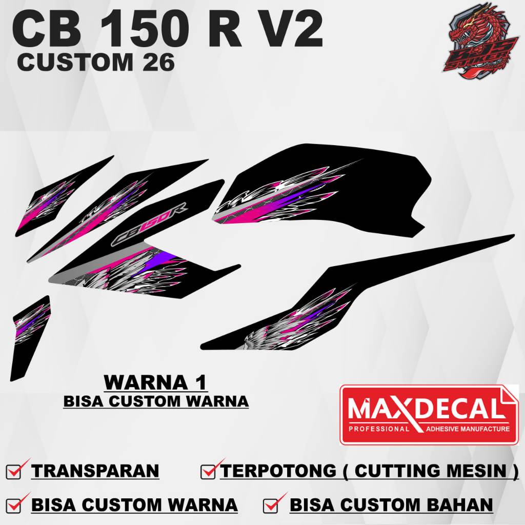 Stiker NEW CB 150 R V2 / Striping NEW CB 150 R V2 / Sticker Striping Decal Decal NEW CB 150 R V2 cus