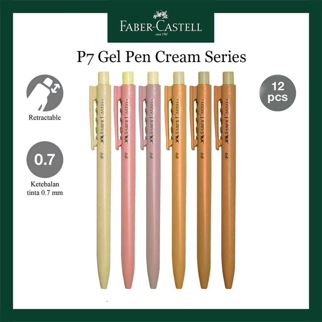 

Pulpen Ballpoint Faber Castell KP7 Cream Series