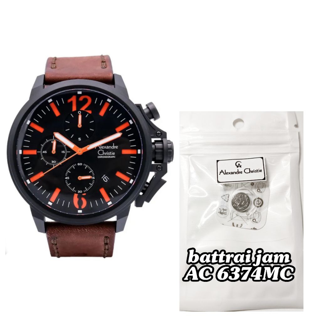 battrai jam tangan alexandre christie 6374mc battrai pengganti battrai original