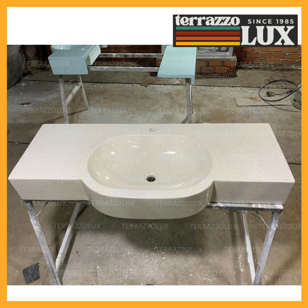 Wastafel Teraso Terrazzo Mewah Top Table