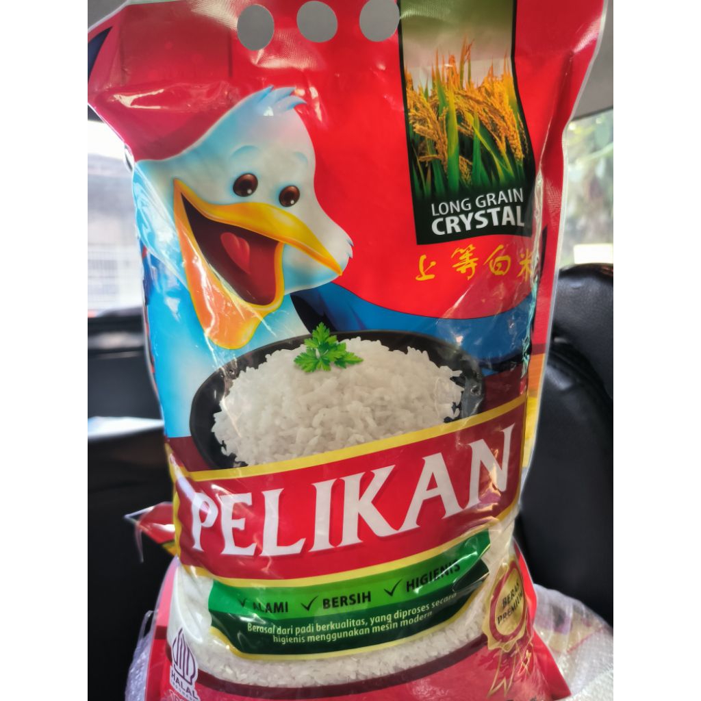 

Beras Pelikan Kemasan 3 Kg