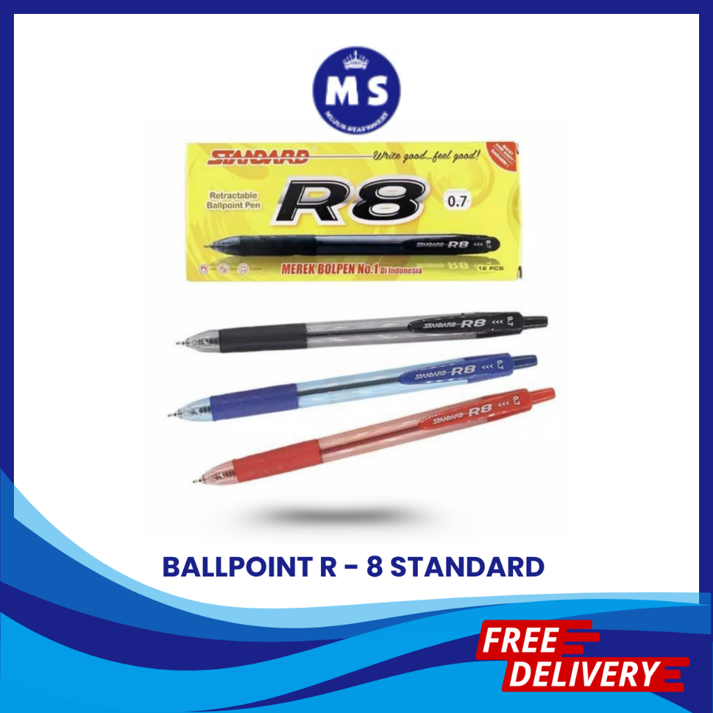 

BALLPOINT R - 8 STANDARD PULPEN