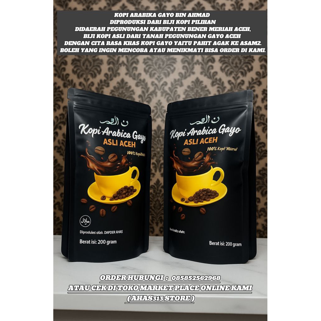 

KOPI ARABIKA GAYO BIN AHMAD