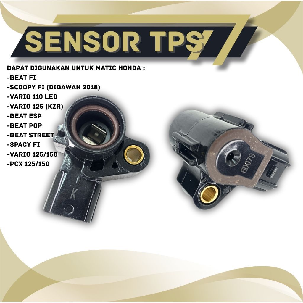 [ K-GOLD ] Sensor TPS Keihin K-Gold Beat FI Scoopy Vario K16 K44 K25 KZL Throttle Position Sensor
