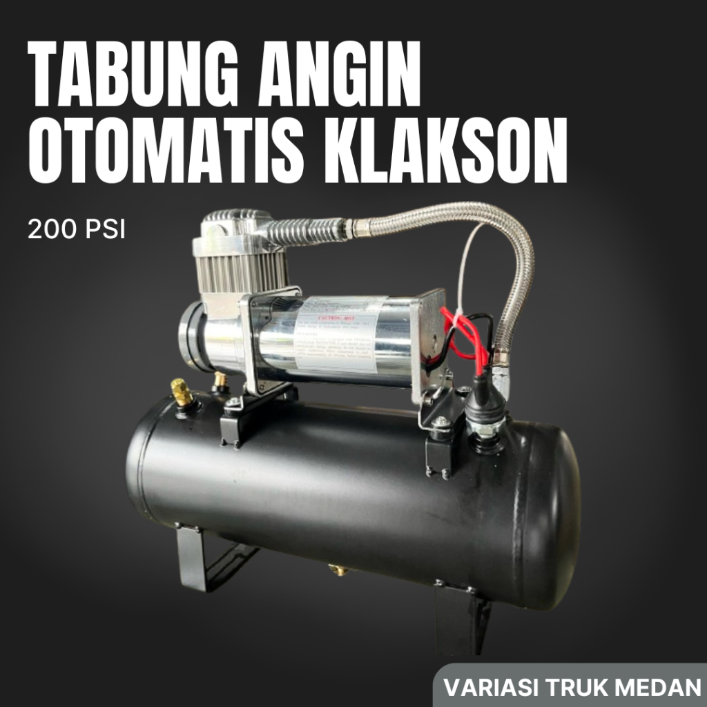 TABUNG KLAKSON OTOMATIS TEKANAN ANGIN 200 PSI