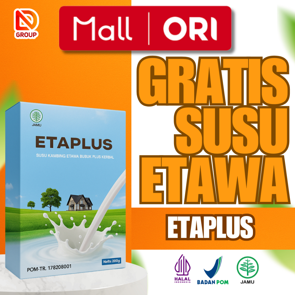 

Etaplus Susu Etawa Original – Susu Kambing Herbal untuk Lambung, Diabetes, Anak & Ibu Menyusui