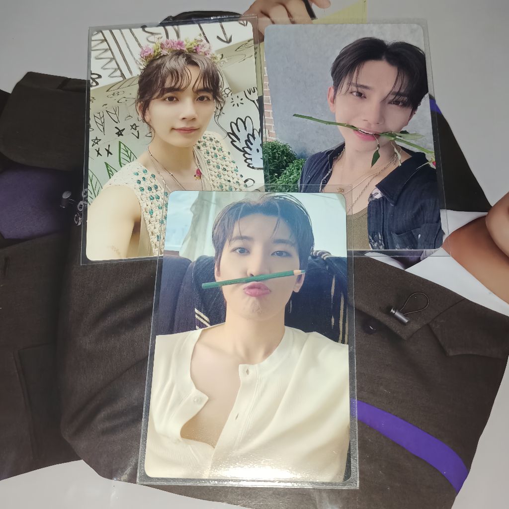 [Clearance Sale] Photocard Seventeen Official Joshua Dongak Mingyu Melet Baca Deskripsi Co