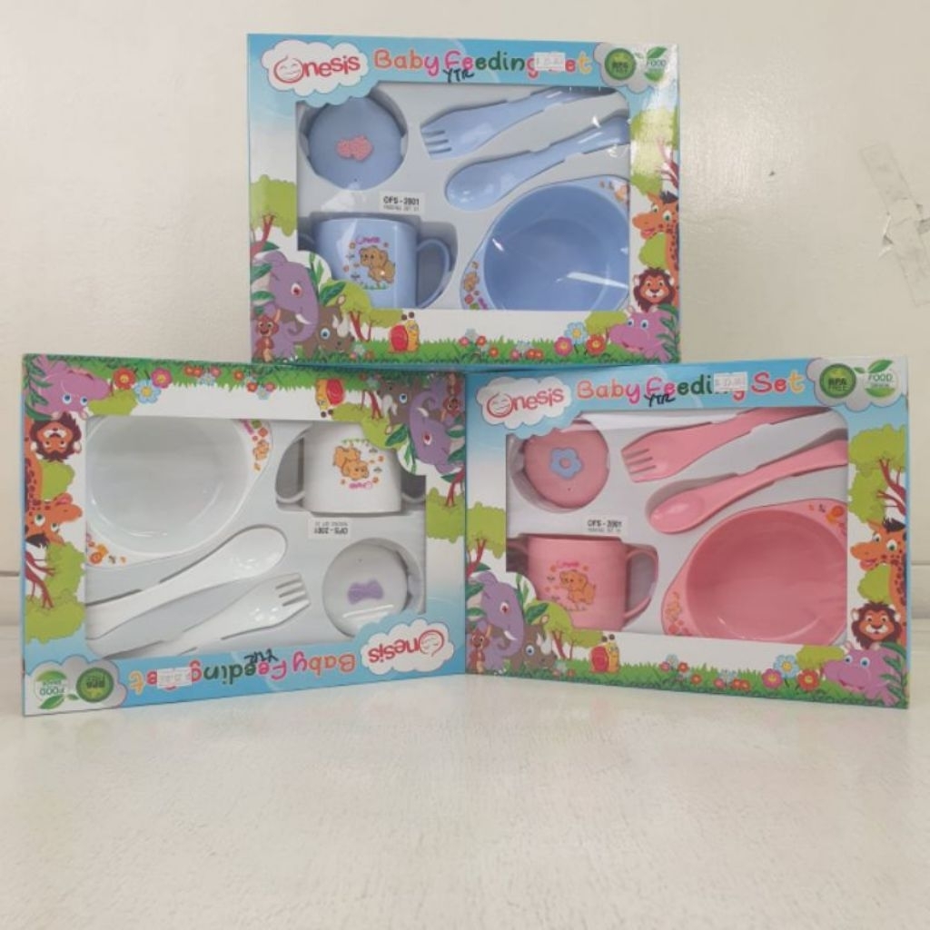 Baby Feeding Set M4 ONESIS | Peralatan Makan Bayi