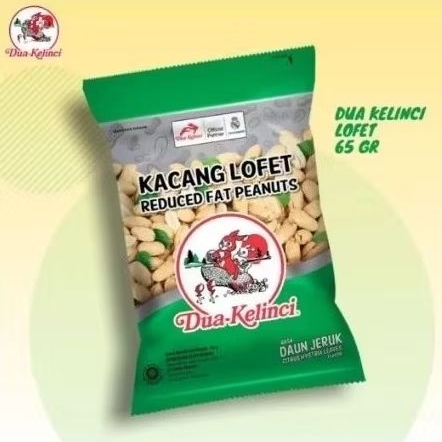 

Dua Kelinci Kacang Lofet Rasa Daun Jeruk 65 gram