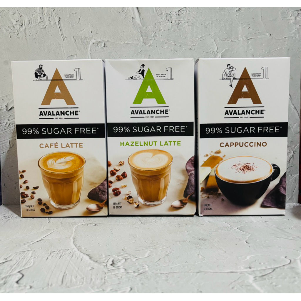 

Avalanche 99% sugar free coffee 160gb, 10 sticks, ori New Zealand
