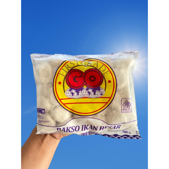 

GO BAKSO IKAN BESAR 500 gr / BASO PUTIH / AYU PUTRI FROZEN FOOD
