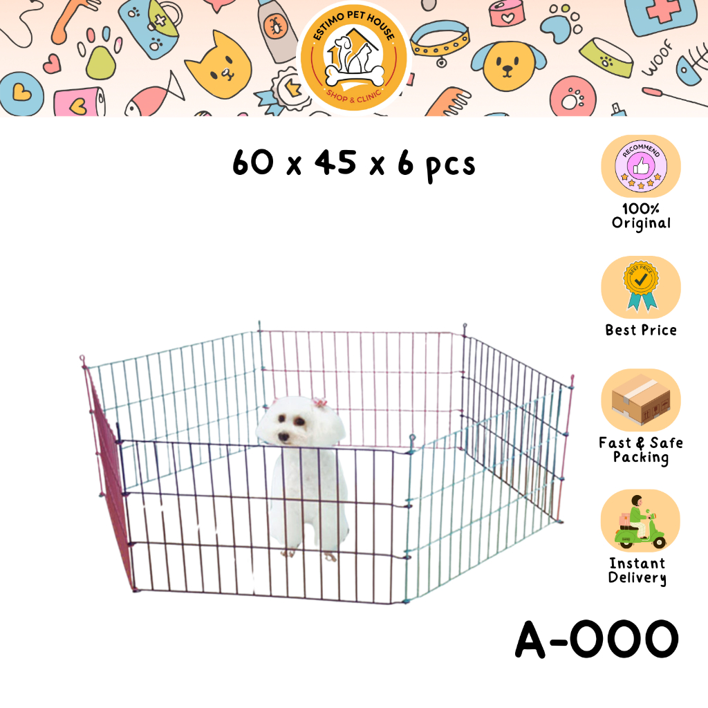 Kandang Anjing Pagar Warna-warni OCTAGON A-000 (6pcs)