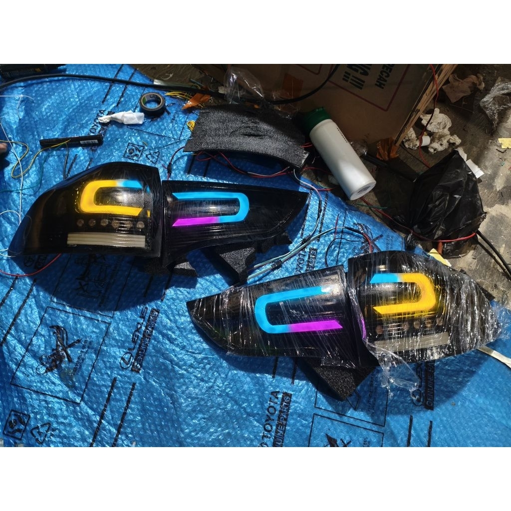 Stoplamp Bekas Pajero Old Custom RGB Matrix Padlepop