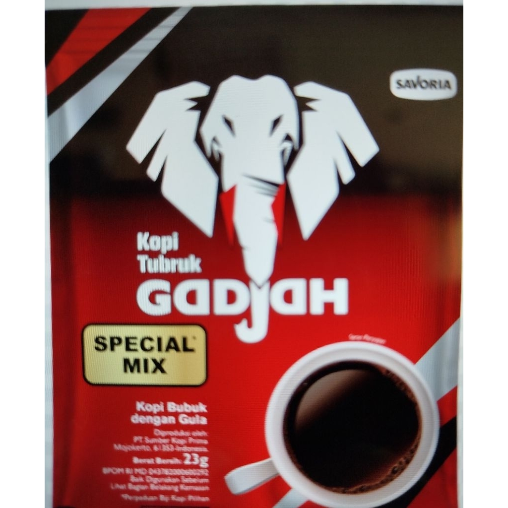 

Kopi tubruk Gadjah special mix