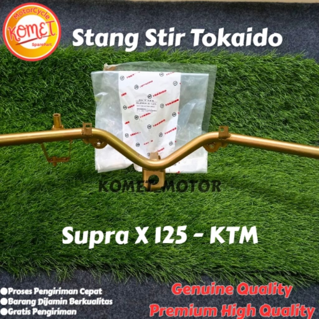 [KOMET] STANG SETANG STIR SETIR SUPRA X 125 / SUPRA X 125 NEW BATMAN [TOKAIDO]