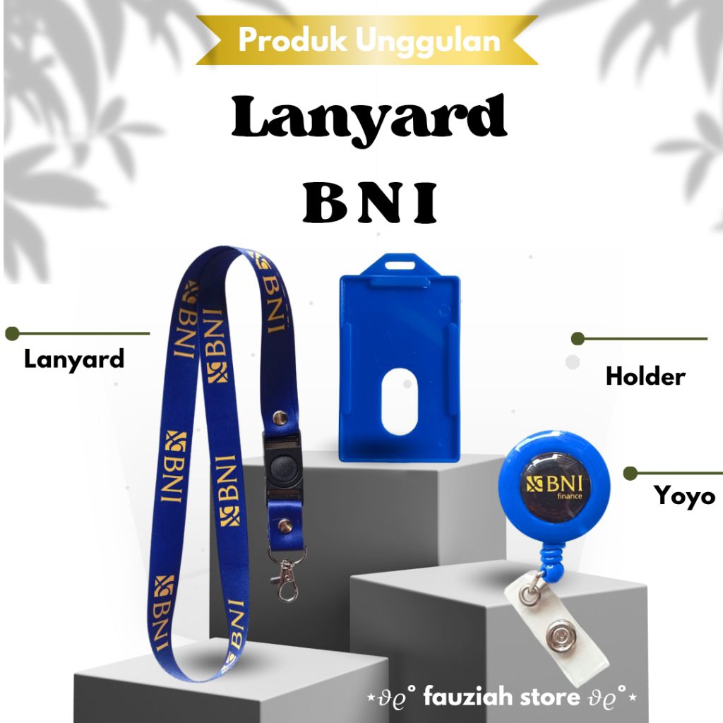 

READY! TALI ID CARD BNI / LANYARD BNI TERMURAH!!!