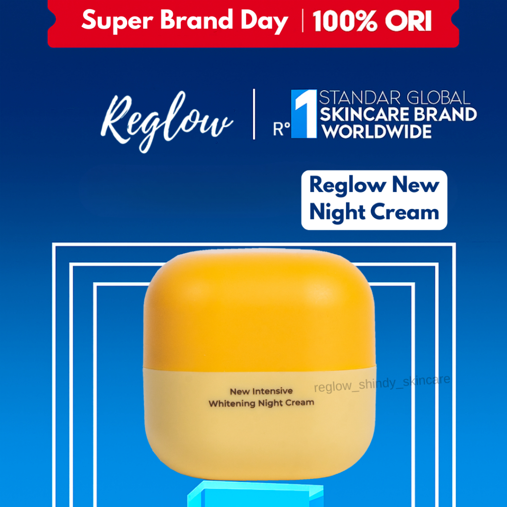 Reglow Night Cream dr Sindy Skincare Krim Pelembab Malam Anti Aging Original