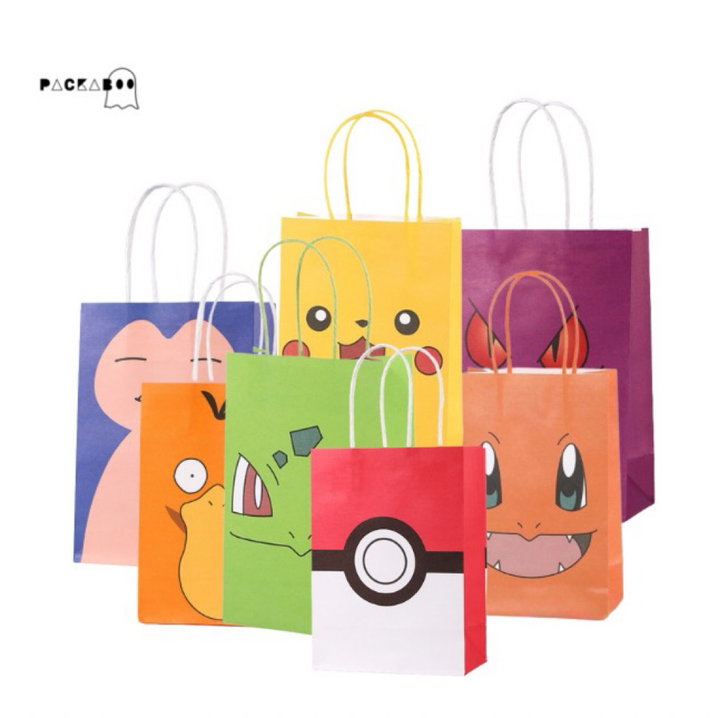 

tas hadiah hampers kado ulang tahun anak pokemon pikachu