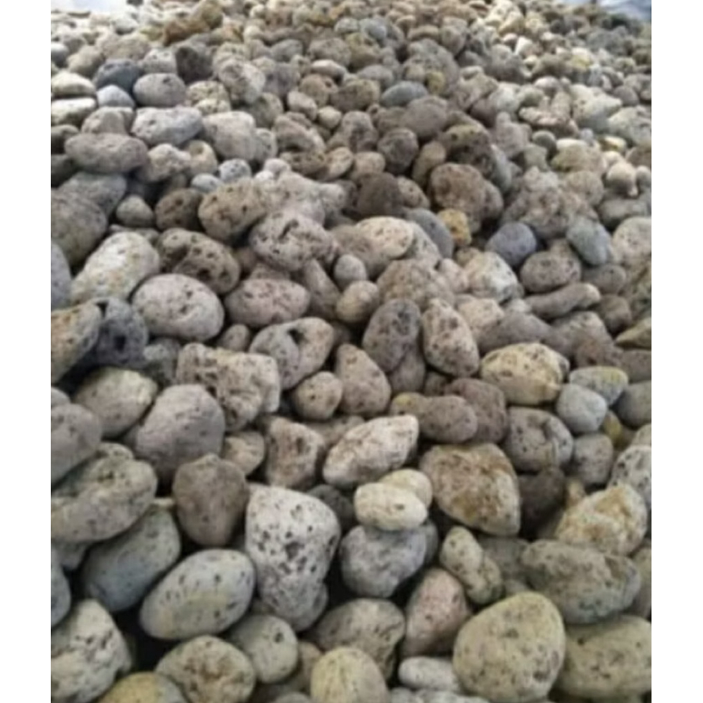 batu apung plus waring 1kg / batu apung media filter / batu apung / media filter