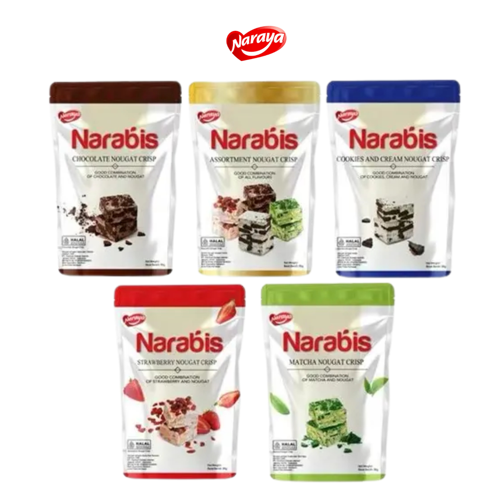

Naraya NARABIS Nougat Crisp 90g / Snack