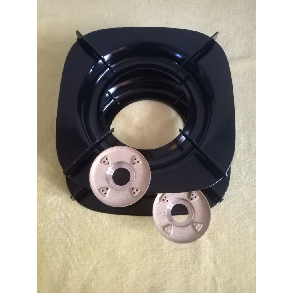 1Set Tatakan Dan Burner / Tungku dan Burner Kompor Gas Rinnai Dan Burner Rinnai
