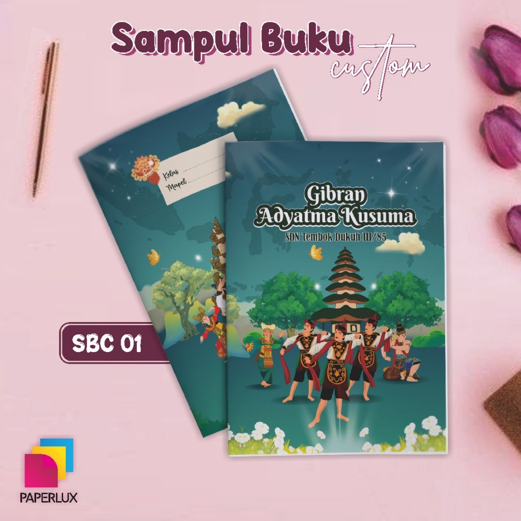 

SAMPUL BUKU TULIS CUSTOM - SAMPUL BUKU BERWARNA SBC - SAMPUL BUKU CUSTOM FOTO BIG BOS, STANDART